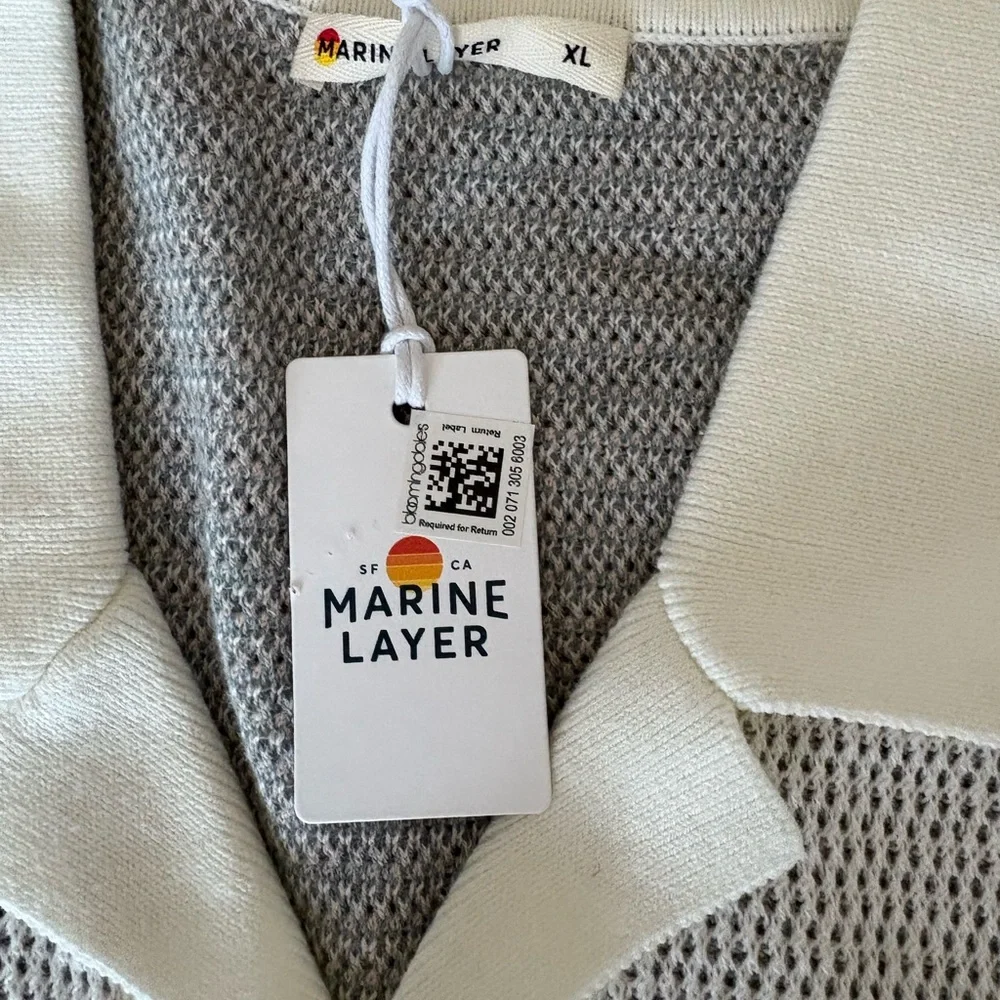 Marine Layer Knit Shirt, brand new with tags - Picture 6 of 8